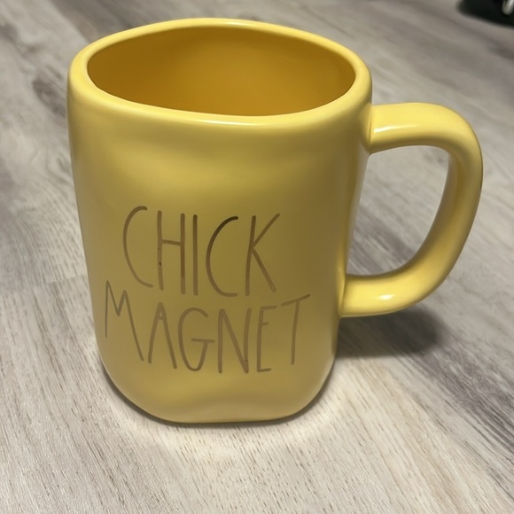Rae Dunn Yellow Chick Magnet & Pink Eggspert Hunter Easter Mug Bundle - Picture 3 of 6